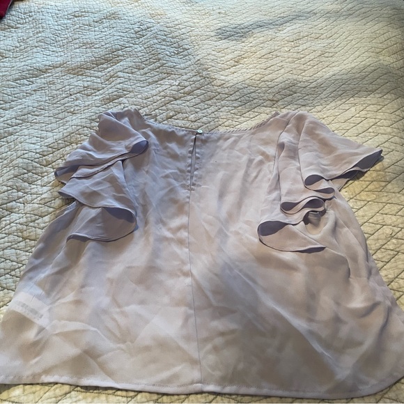 Lilac sheer top (LAST CHANCE) - Picture 3 of 4